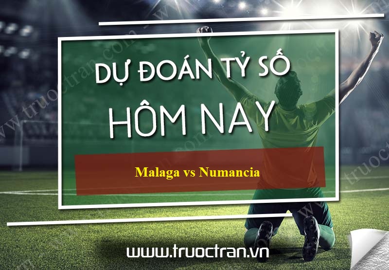 Dự đoán tỷ số bóng đá Malaga vs Numancia – Hạng 2 Tây Ban Nha – 10/02/2020