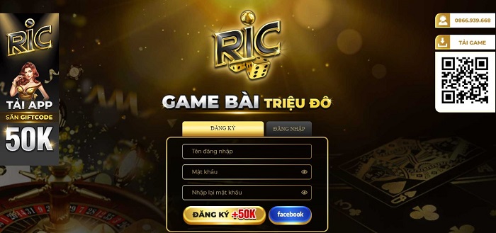Ric win – Game bài triệu đô